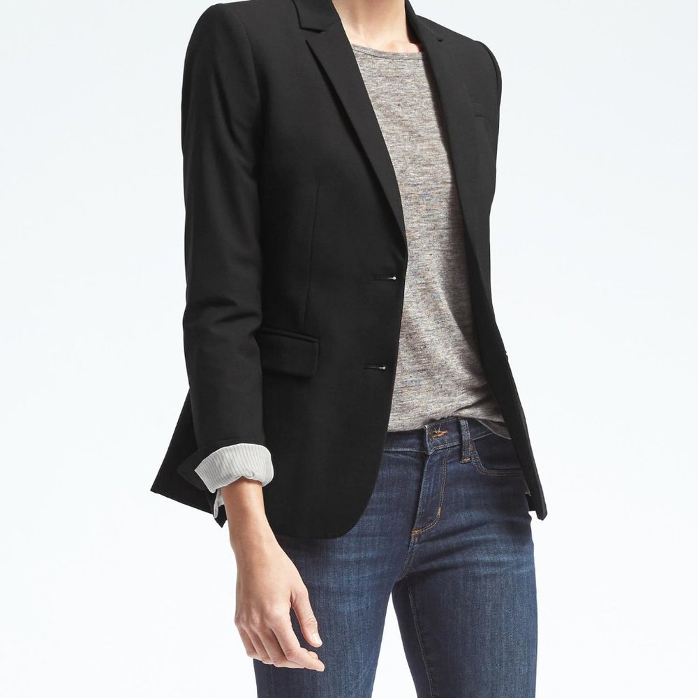 Banana Republic Petite Lightweight Blazer